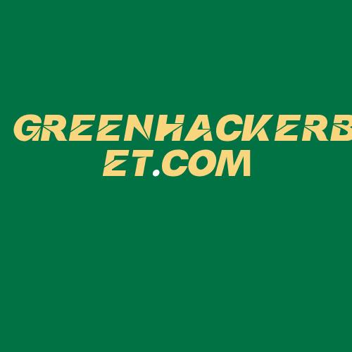 Logo da GREENHACKERBET